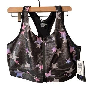 TORRID Activewear NWT Star Zip-Up sports bra
